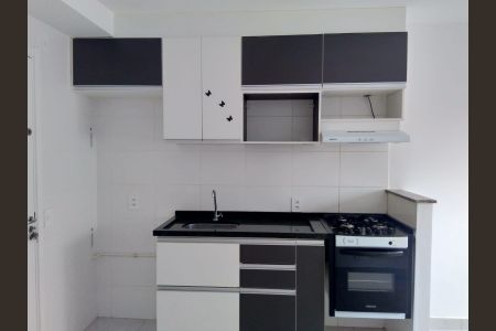 Cozinha de apartamento para alugar com 2 quartos, 32m² em Vila Carmosina, São Paulo