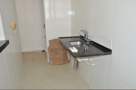 Cozinha de apartamento para alugar com 2 quartos, 50m² em Parque Ribeirao Preto, Ribeirão Preto