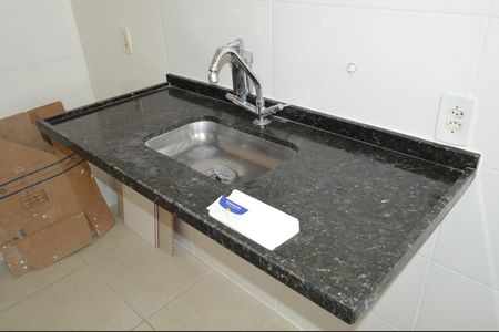 Cozinha de apartamento para alugar com 2 quartos, 50m² em Parque Ribeirao Preto, Ribeirão Preto