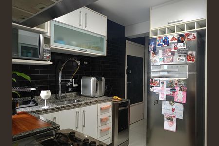 Cozinha de apartamento para alugar com 3 quartos, 206m² em Jardim Monte Kemel, São Paulo