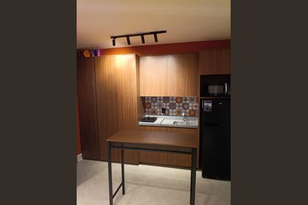 Cozinha de apartamento à venda com 1 quarto, 24m² em Campos Elíseos, São Paulo