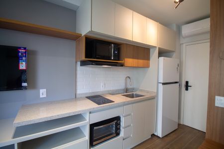 Studio para alugar com 30m², 1 quarto e sem vagaCozinha