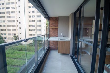 Studio para alugar com 30m², 1 quarto e sem vagaVaranda