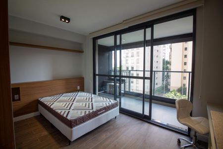 Sala / Quarto - Studio de kitnet/studio para alugar com 1 quarto, 30m² em Campo Belo, São Paulo