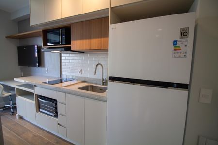 Studio para alugar com 30m², 1 quarto e sem vagaCozinha