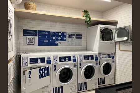 Studio à venda com 22m², 1 quarto e sem vagaLavanderia