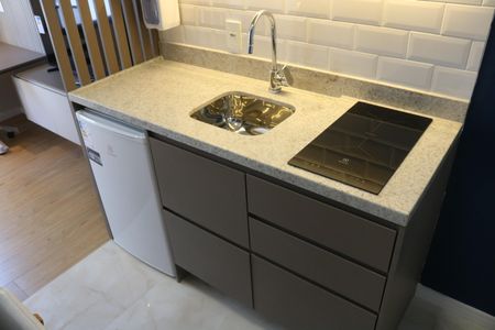 Studio à venda com 22m², 1 quarto e sem vagaCozinha