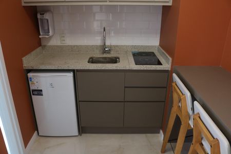 Studio à venda com 22m², 1 quarto e sem vagaCozinha