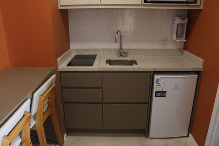 Studio à venda com 22m², 1 quarto e sem vagaCozinha