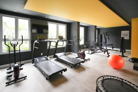 Apartamento para alugar com 37m², 1 quarto e sem vaga Apartamento para alugar com 37m², 1 quarto e sem vagaÁrea comum - Academia