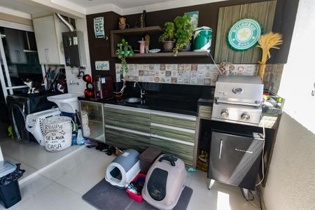 Apartamento à venda com 75m², 2 quartos e 1 vaga Apartamento à venda com 75m², 2 quartos e 1 vagaDetalhe - Varanda gourmet