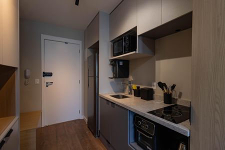 Studio para alugar com 24m², 1 quarto e sem vaga Studio para alugar com 24m², 1 quarto e sem vagaCozinha