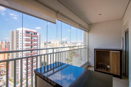 Varanda gourmet de apartamento à venda com 3 quartos, 96m² em Vila Valparaíso, Santo André