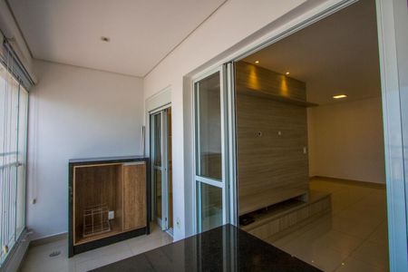 Varanda gourmet de apartamento à venda com 3 quartos, 96m² em Vila Valparaíso, Santo André