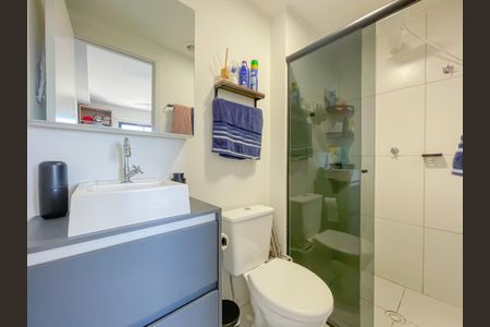Banheiro da Suíte de apartamento à venda com 1 quarto, 26m² em Metalúrgicos, Osasco