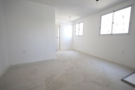 Sala, cozinha, área de serviço de apartamento à venda com 1 quarto, 37m² em Jardim, Santo André