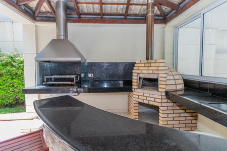 Apartamento para alugar com 130m², 2 quartos e 2 vagasÁrea comum - Churrasqueira