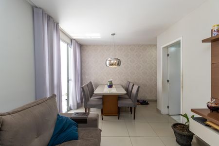 Sala de apartamento para alugar com 3 quartos, 75m² em Castelo, Belo Horizonte