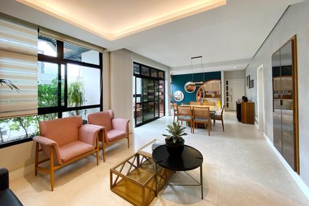 Sala de apartamento à venda com 4 quartos, 200m² em Santo Antônio, Belo Horizonte