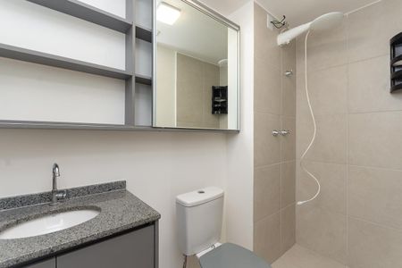 Apartamento para alugar com 25m², 1 quarto e sem vaga Apartamento para alugar com 25m², 1 quarto e sem vagaBanheiro do Quarto Suíte