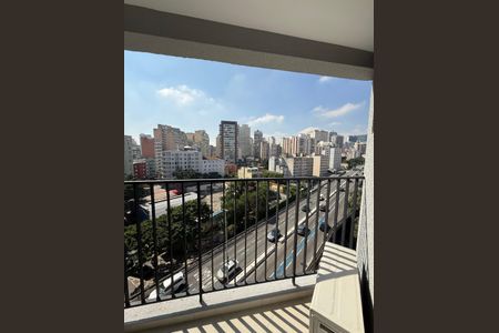 Vista da Sacada de kitnet/studio para alugar com 1 quarto, 17m² em Campos Elíseos, São Paulo