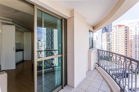 Varanda de apartamento para alugar com 2 quartos, 52m² em Vila Nova Conceição, São Paulo