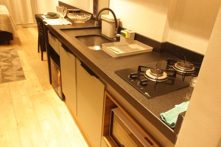 Studio para alugar com 30m², 1 quarto e 1 vagaCozinha