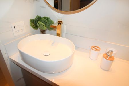 Banheiro de kitnet/studio para alugar com 1 quarto, 25m² em Vila Olímpia, São Paulo