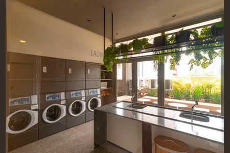 Studio para alugar com 25m², 1 quarto e sem vaga Studio para alugar com 25m², 1 quarto e sem vagaLavanderia