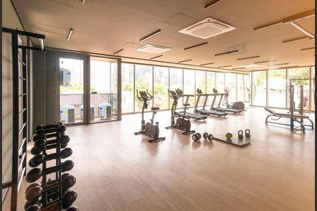 Studio para alugar com 25m², 1 quarto e sem vaga Studio para alugar com 25m², 1 quarto e sem vagaÁrea comum - Academia