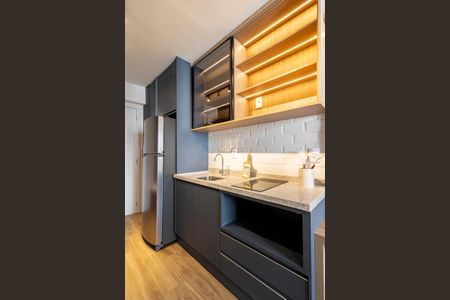 Studio à venda com 28m², 1 quarto e sem vagaCozinha