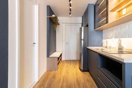 Studio à venda com 28m², 1 quarto e sem vagaCozinha