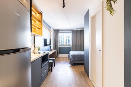 Studio à venda com 28m², 1 quarto e sem vagaCozinha