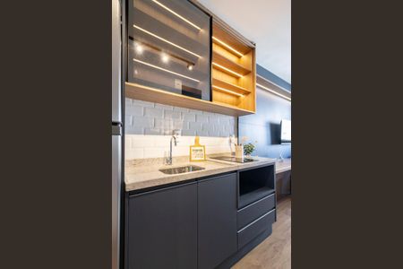 Studio à venda com 28m², 1 quarto e sem vagaCozinha