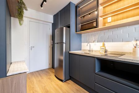 Studio à venda com 28m², 1 quarto e sem vagaCozinha