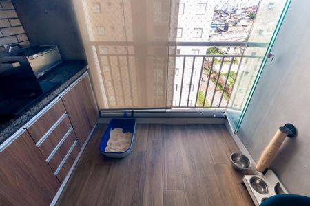 Varanda da Sala de apartamento à venda com 2 quartos, 58m² em Vila Ema, São Paulo