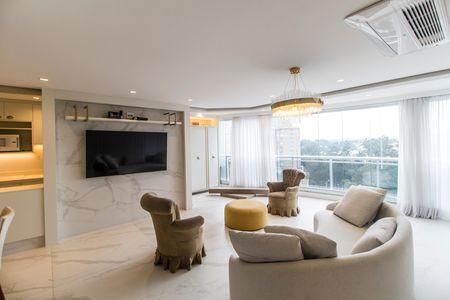 Sala  de apartamento para alugar com 2 quartos, 89m² em Residencial Zero (tambore), Barueri