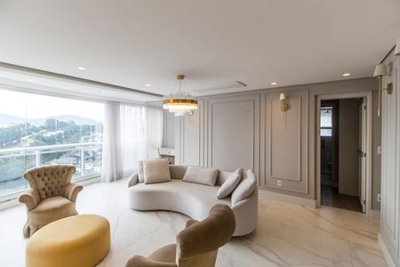 Sala  de apartamento para alugar com 2 quartos, 89m² em Residencial Zero (tambore), Barueri