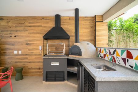 Apartamento à venda com 35m², 2 quartos e 1 vagaChurrasqueira