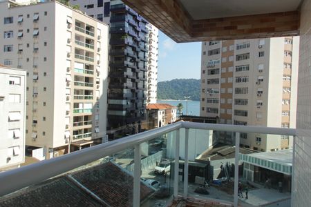 Varanda da Sala de apartamento para alugar com 2 quartos, 72m² em Ponta da Praia, Santos