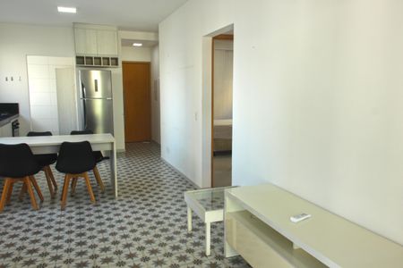 Sala de apartamento para alugar com 2 quartos, 72m² em Ponta da Praia, Santos