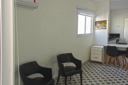 Sala de apartamento para alugar com 2 quartos, 72m² em Ponta da Praia, Santos