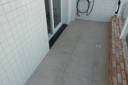 Varanda da Sala de apartamento para alugar com 2 quartos, 72m² em Ponta da Praia, Santos