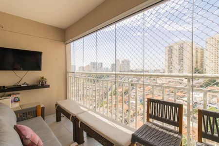 Apartamento à venda com 77m², 3 quartos e 2 vagasVaranda