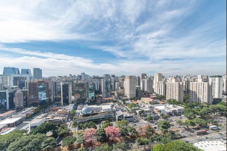 Varanda - Vista de apartamento à venda com 2 quartos, 64m² em Brooklin, São Paulo