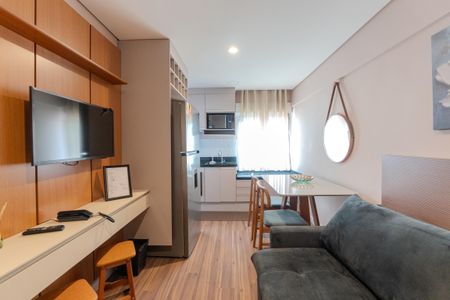 Sala de apartamento para alugar com 1 quarto, 50m² em Bela Vista, São Paulo