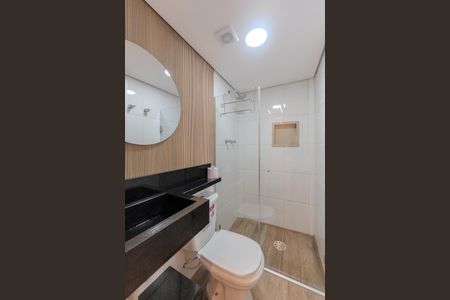 Banheiro de apartamento para alugar com 1 quarto, 50m² em Bela Vista, São Paulo