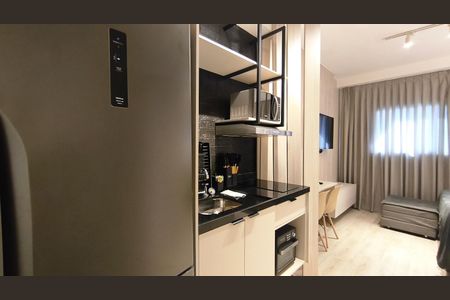 Studio para alugar com 25m², 1 quarto e sem vaga Studio para alugar com 25m², 1 quarto e sem vagaCozinha