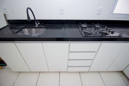Apartamento para alugar com 45m², 2 quartos e 1 vaga Apartamento para alugar com 45m², 2 quartos e 1 vagaCozinha e Área de Serviço