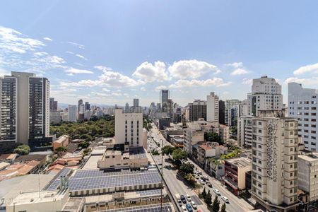 Vista de kitnet/studio à venda com 1 quarto, 24m² em Consolação, São Paulo